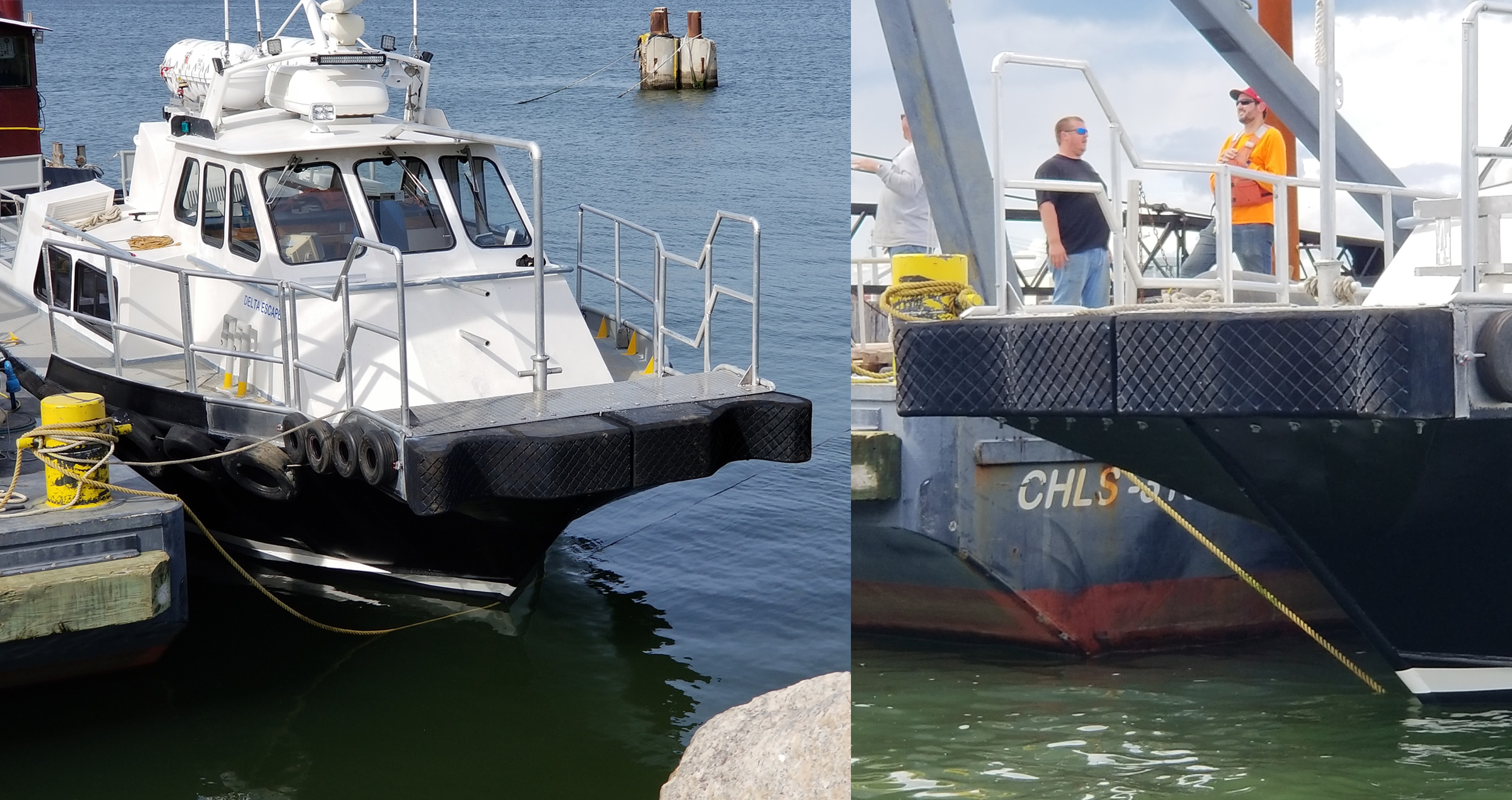 Cape Henry Launch Services boat Delta Escape Bow Extension