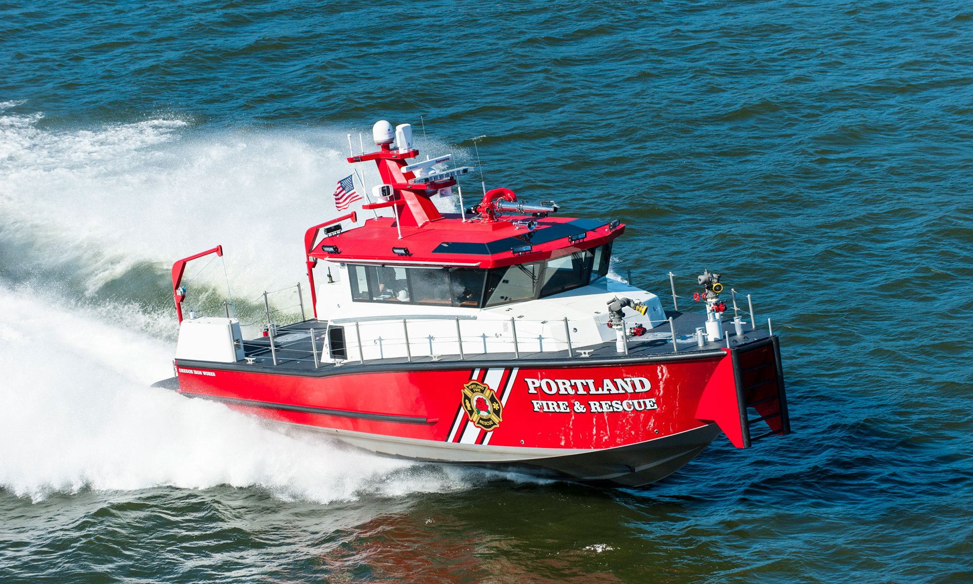 Two Speed Gears in Portland, OR Fire Department fireboat